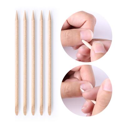 China For commercial & Home use tamax 100pcs wooden stick for nail deadskin remover pusher on nails for sale