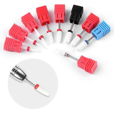 China For commercial & NAD006 1pcs Home Use Ceramic Grinding Bit For Nail Drill Machine Plastic Box Package Manicure Pedicure Tools 12 Style for sale