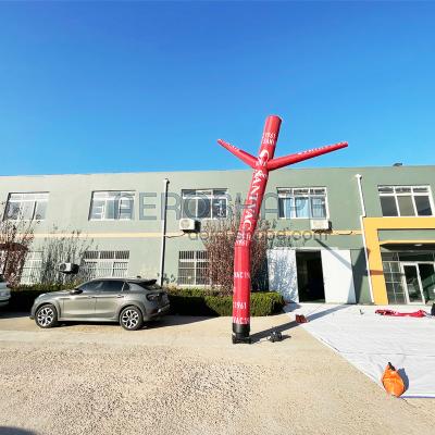 China Continuous Inflate Sky Dancer Inflatables Custom Products Advertising Inflatable Air Dancer Blower Double Legs for sale