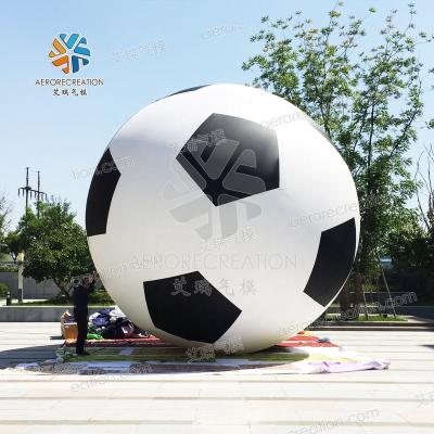 China PVC Inflatable Inflatable Advertising Ball Giant Soccer Football Advertising for sale