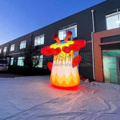 China Continuous Inflate Inflatable Light Inflatable Flower, Inflatable Decoration for sale