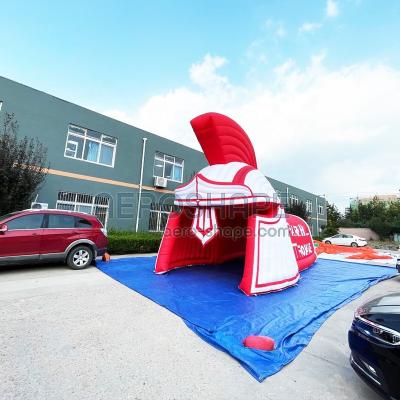 China Event Factory Price Customized Giant Inflatable Sports Tunnel Football Tunnel With Logo Inflatable Entrance Tunnel for sale