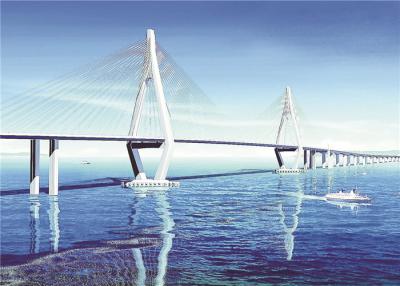 China 3DAS sistema do ajuste da série 3D para a ponte de Hong Kong-zhuhai-Macau que pré-fabrica o posicionamento e o ajuste do cais à venda