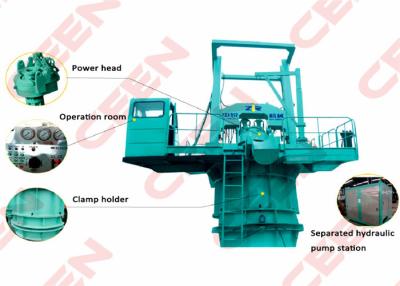 China ZJD2300 / 120 Hydraulic Drill Rig  2.3M Drilling Diameter and 90M / 100M / 120M / 140M depth for sale