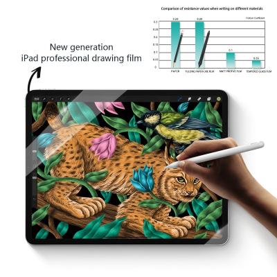 China Tablet for ipad 10.5 anti-glare film screen partial bonding segmented paperlike protector for sale