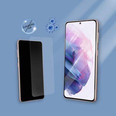 China Newest Style 5H 2.5D 0.3MM Premium High Quality Tempered Glass Screen Flexible Mobile Phone Protector For Samsung S21+ for sale