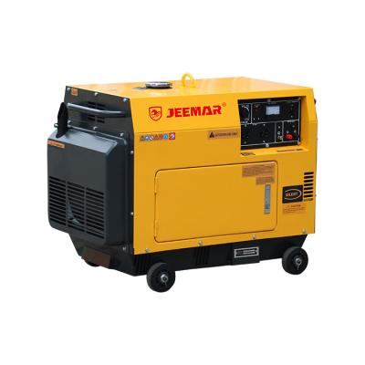 China Factory Supply AC Single Phase 4.5/5.0 KW Diesel Generator JM6500T (211112017-01) Diesel Generator for sale