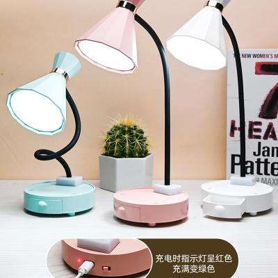 China OutdoorLED Household Bedside Table Creative Desktop Study Portable Lamp Chinese Style Eye Protection Desk Lamp for sale