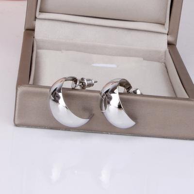 China Fashion TRENDY jewelry simple gold and silver color plated small spherical stud earrings for women for sale