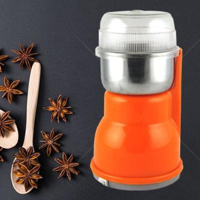 China Household Items Hand Push Button Switch Stainless Steel Bottle 60g Electric Coffee Grinder for sale