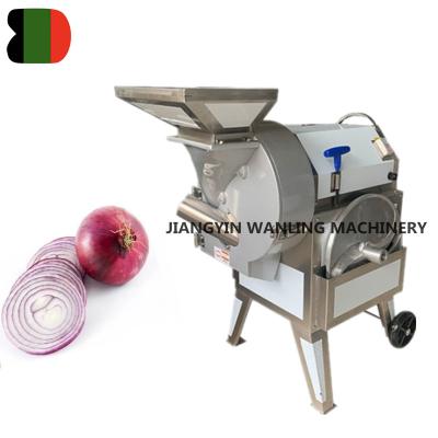 China Factory Price WLQ Cheap Snacks Cucumber Potato Eggplant Cutter Cutting Machine Vegetable Fruit Dicer Slicer Shredder Machine for sale