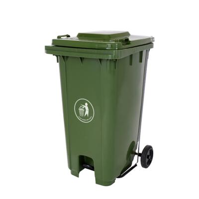 China 240 Liter Public Viable Waste Container Waste Outdoor Trash Contain Bin For Reuse for sale