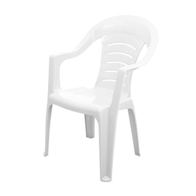 China Modern Luxury Modern White Plastic Outdoor Restaurant Dining Chair for sale