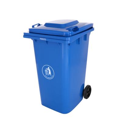 China Sustainable Wholesale Outdoor Plastic 240l Wheelie Rubbish Trash Bin for sale