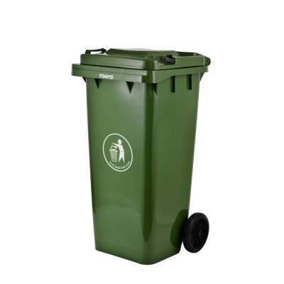 China Sustainable 120l Wheelie Mobile Bin Recycle Bin Plastic Dust Bin for sale