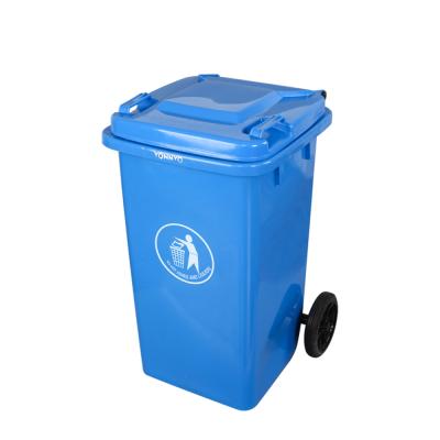 China Sustainable 100l Public Recycle Plastic Garbage Waste Bin Garbage Bin for sale