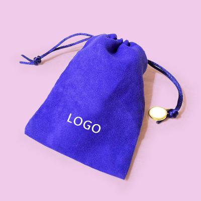 China Durable Small Travel Jewelry Pouch Drawstring Storage Bag for Ring Bracelet Earring for sale