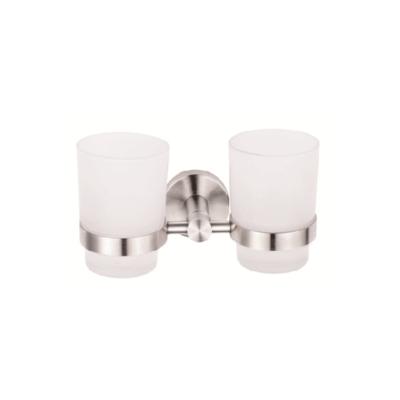 China Modern Marine Stainless Steel Material Double Tooth Cup Holder Surface Brushed Stainless Steel for sale