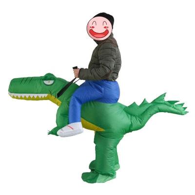 China New Arrival Washable Breathable Party Costume Adult Size Inflatable Riding On Blow Up Animal Costume Halloween Christmas for sale