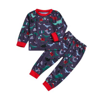 China Eco-friendly Washable Breathable Autumn Boys Pajamas Set Home Wear Sleepwear Custom Sets for sale