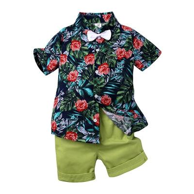 China Wholesale Breathable Washable Eco-friendly Kids Clothing Set 5 Years Old Boys Shirt + Custom Printing Kids Panties Clothes Boutique Set for sale