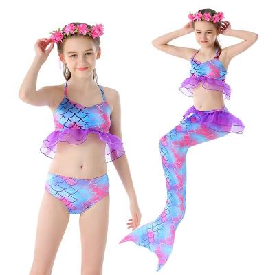 China New Arrival Breathable Kids Custom Design Swimwear Girls Mermaid Tails Swimsuit Beach Wear For Kids for sale