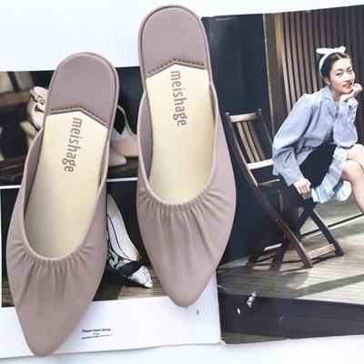 China 2020 Hot Sale Women's Anti-slippery Women's Soft Toe Slippers Girls Mules Sandals PVC Shoes Summer Wedge Heel Sandals Fashion Jelly Sandals for sale