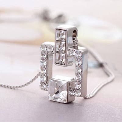 China Ref No.: 105076 Princess diamond girls birthstone necklace jewellery fashion online jewelry from australia for sale