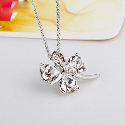 China Ref No.:107020 Happy Clover october birthstone necklace jewellery store australia jewelry 925 stamp for sale