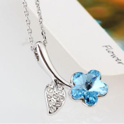 China Ref No.: 107025 Flowers necklaces shop jewellers frankston jewelry online wholesale for sale