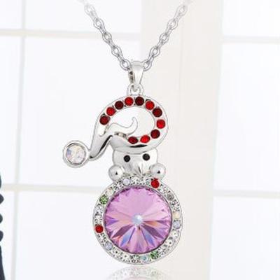 China Ref No.: 109021 Christmas snowman Necklace  jewellery sale wholesale accessories jewelry for sale