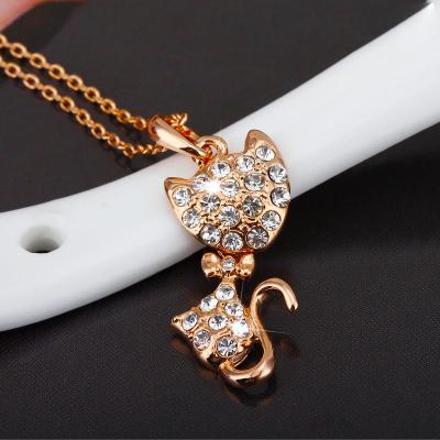 China Ref No.: 140262 Enchantingly Cat Necklace online jewellery sale wholesale jewelry boutique for sale