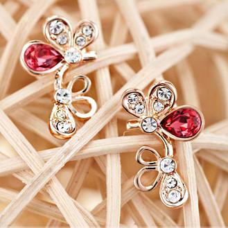 China Ref No.: 440201 Clover flower Earring imitation jewellery online cr jewelry for sale