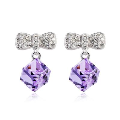 China Ref No.: S200007 Crystal buckle S925 Earring st 925 silver sale silver jewelry for sale