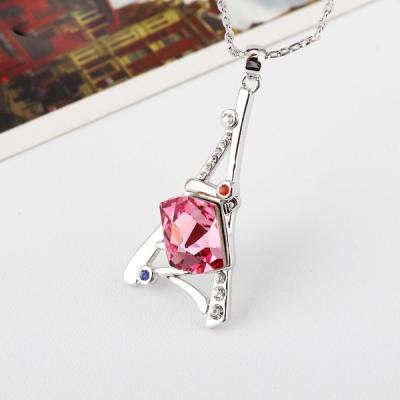 China Ref No.: 140625 Gem Tower Necklace online jewellery shopping sites wholesale silver jewelry findings for sale