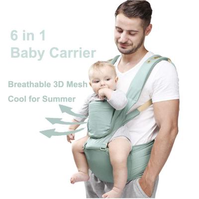 China 100% Eco-Friendly Hot Selling Ergonomic Baby Carriers Amazon Hip Seat Wrap Newborn Organic Cotton Sling Travel Cotton Carrier for sale