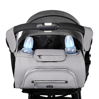 China With 2021 New USB Mummy Over Shoulder Bag Diaper Bag Baby Diaper Refill Angelcare Hanging Bag Trolley for sale