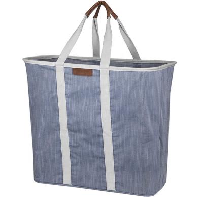 China 100% Eco-friendly Collapsible Storage Bag Laundry Bag Collapsible Laundry Packing Laundry Baskets for sale