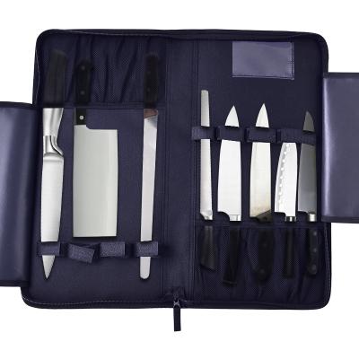 China OEM/ODM Kitchen Chef Viable Tool Bag Polyester Knife and Fork Bag Tool with Muti-pocket Chef Knife Bag for sale