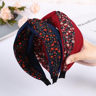 China RARA Autumn Winter Fashion Headband Retro Simple Ladies Wide Headband for sale