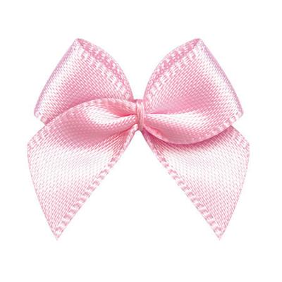 China Pink Color Eco-friendly Factory Customized Gift Ribbon Satin Ribbon Bows For Gift Box Decoration Perfume Bottles Wine Bottles Decorations for sale