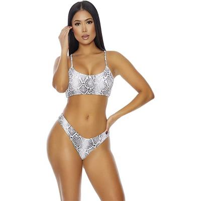 China Vintage Popular Women's Summer Swimsuit Beach Wear Swimwear Breathable Bandeau Bandeau Bikini Set Pump Women Swimwear for sale