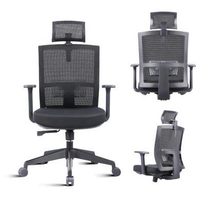 China (Size) 2022 Size Swivel Base Adjustable Nylon Mesh Back Ergonomic Executive Staff Office Chair for sale