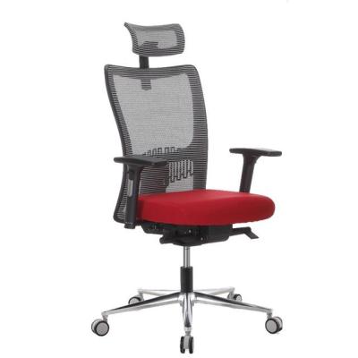 China (Height)Good Quality 5 Position Lock Korea Gas Lift Adjustable Back High Commercial Office Chair for sale