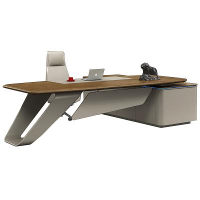 China Project Convertible Modern Luxury Boss Design Office Ceo Director Desk Executive Wooden Table for sale