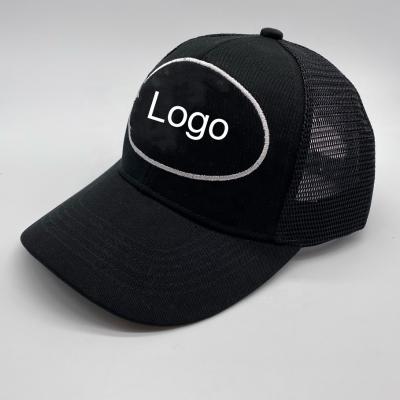 China High Quality 6 Panel COMMON Logo Embroidery Mesh Men Caps Custom Made Structured Trucker Hat for sale