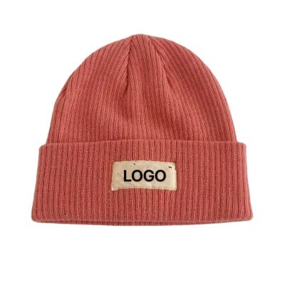 China Custom OEM Logo Winter Hat Plain Fisherman Beanie Hat For Women Short Knitted Skull Slouch COMMON for sale