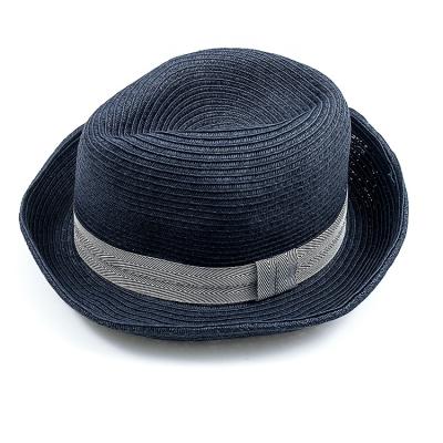 China Character Fashion Wide Brim Panama Man Fedora Straw Hat Straw Cap Hat for sale