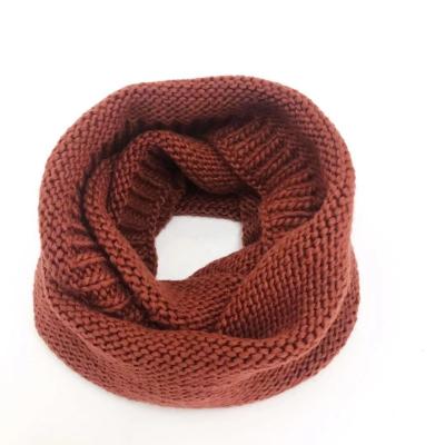 China Winter American European Custom Neck Tube Scarf Knitted Wool Women Neck Warmer for sale