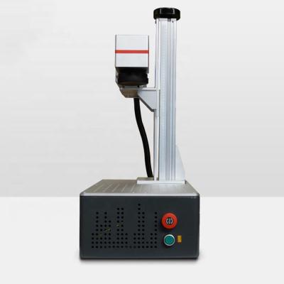 China Portable Laser Fiber Marking Mahine For Metal Mark Number Picture Mark for sale